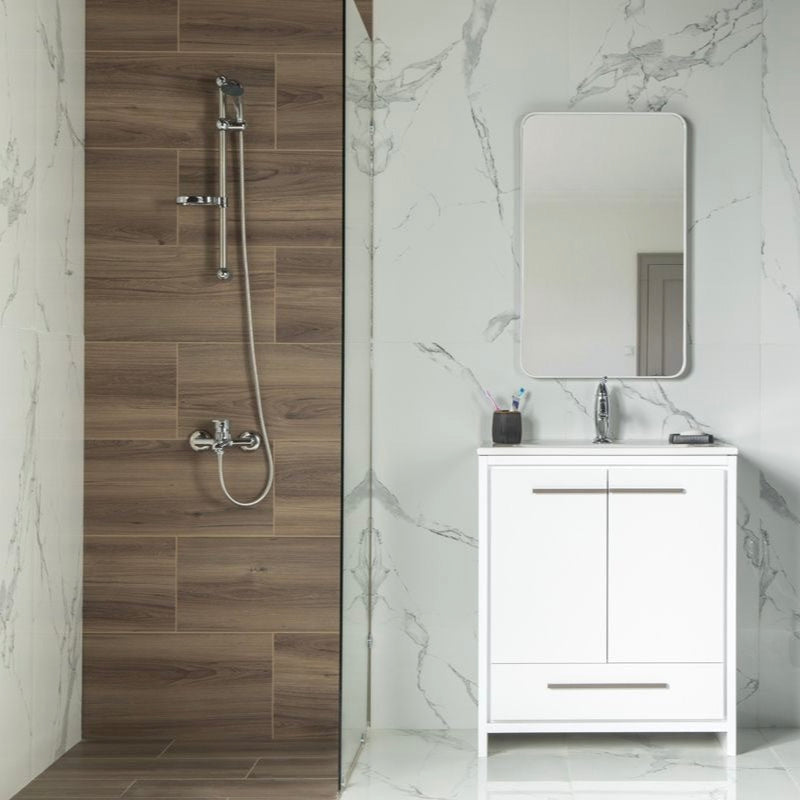 Arte 30" White Bathroom Cabinet