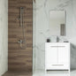 Arte 30" White Bathroom Cabinet