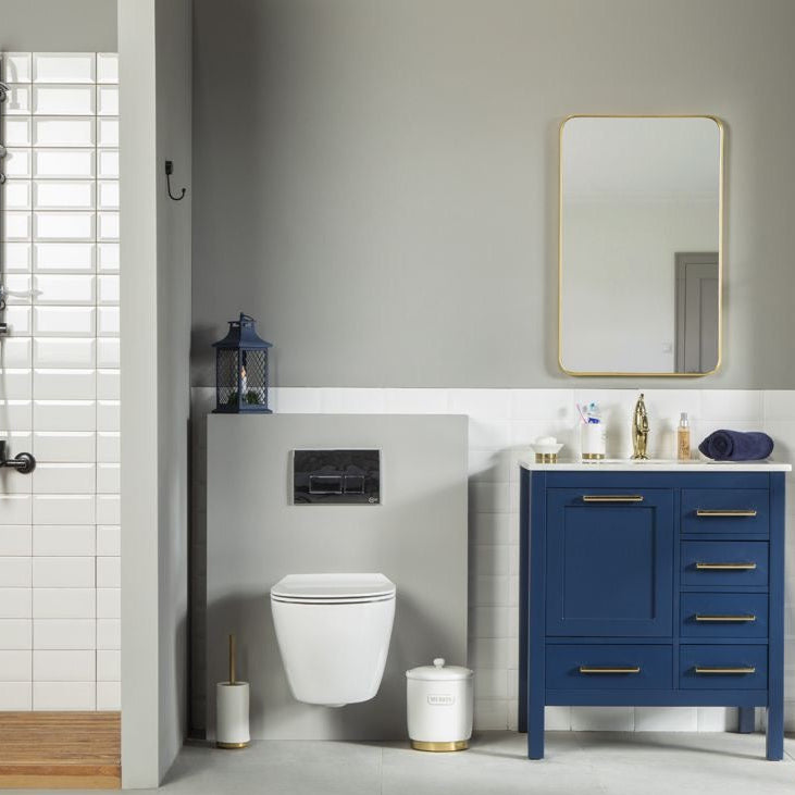 Ashley 30" Blue Bathroom Cabinet