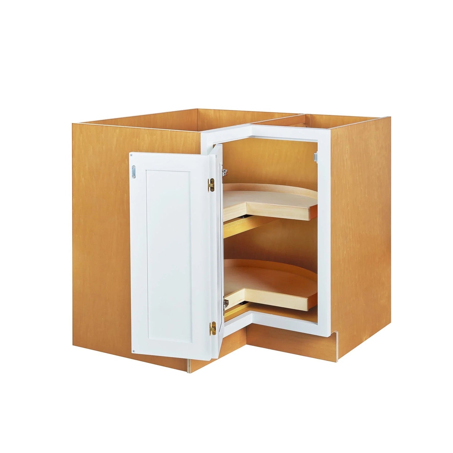 Maplevilles Cabinetry Inset 33" Wide x 35" Tall Single Door Corner Base Cabinet