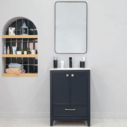 Frame Dark Gray 24" Bathroom Cabinet