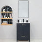 Frame Dark Gray 24" Bathroom Cabinet