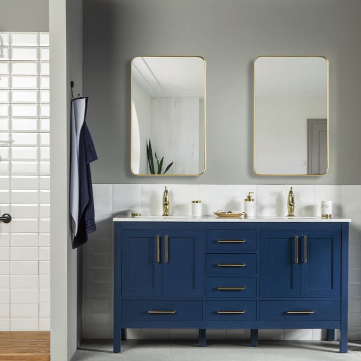 Ashley 60" Blue Bathroom Cabinet