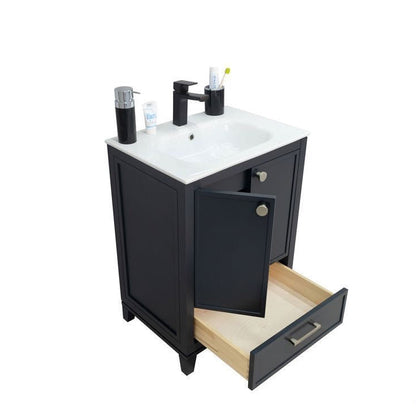 Frame Dark Gray 24" Bathroom Cabinet