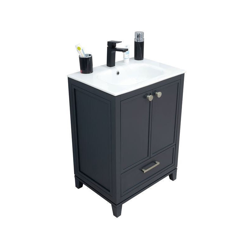 Frame Dark Gray 24" Bathroom Cabinet