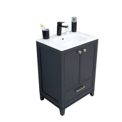 Frame Dark Gray 24" Bathroom Cabinet