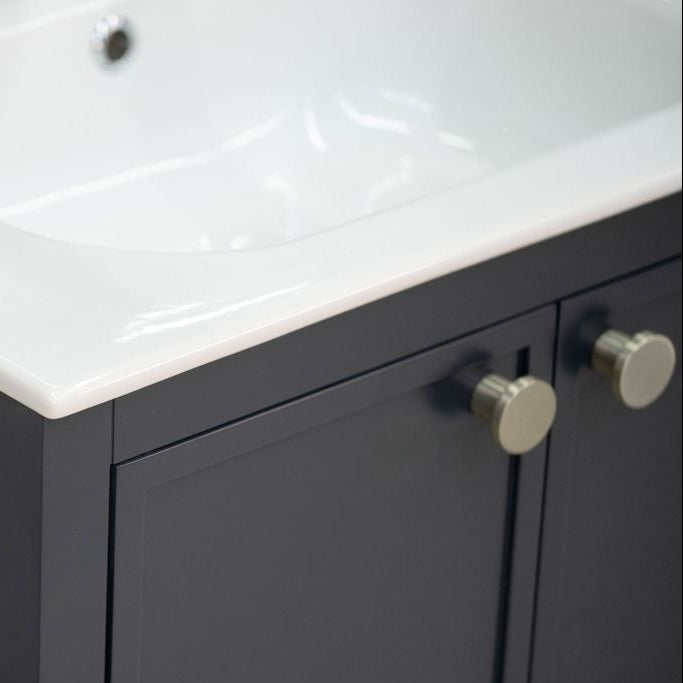 Frame Dark Gray 24" Bathroom Cabinet