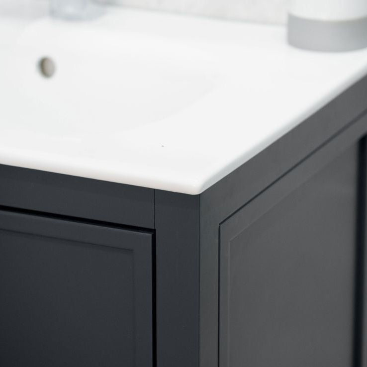 Frame Dark Gray 24" Bathroom Cabinet