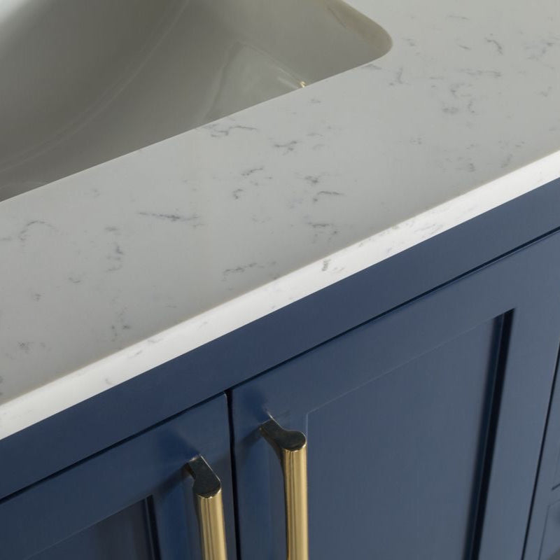 Ashley 36" Blue Bathroom Cabinet