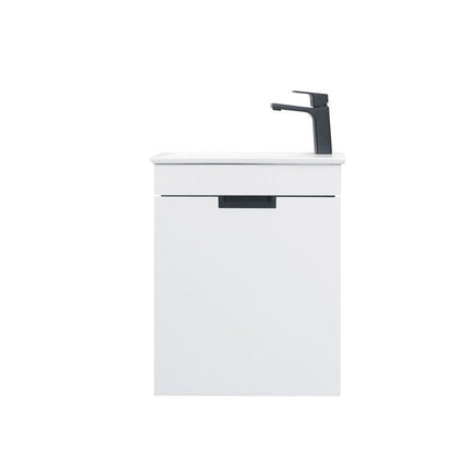 Luca White 20" Bathroom Cabinet