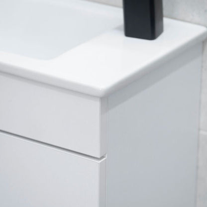 Luca White 20" Bathroom Cabinet