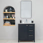 Frame Dark Gray 30" Bathroom Cabinet