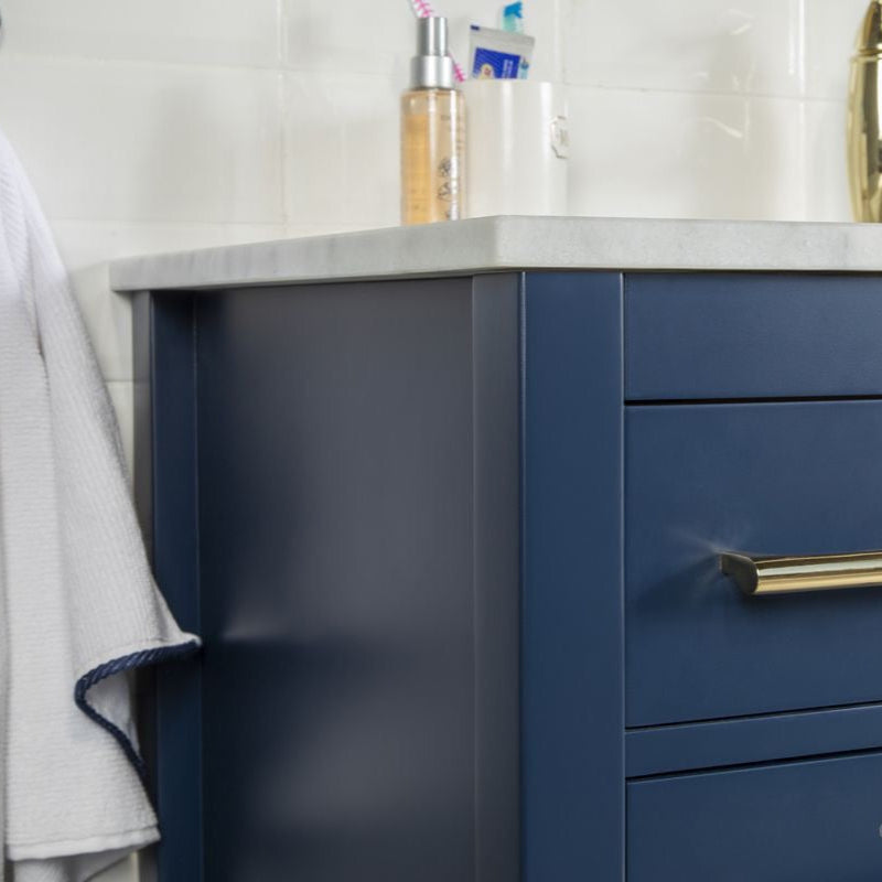 Ashley 42" Blue Bathroom Cabinet