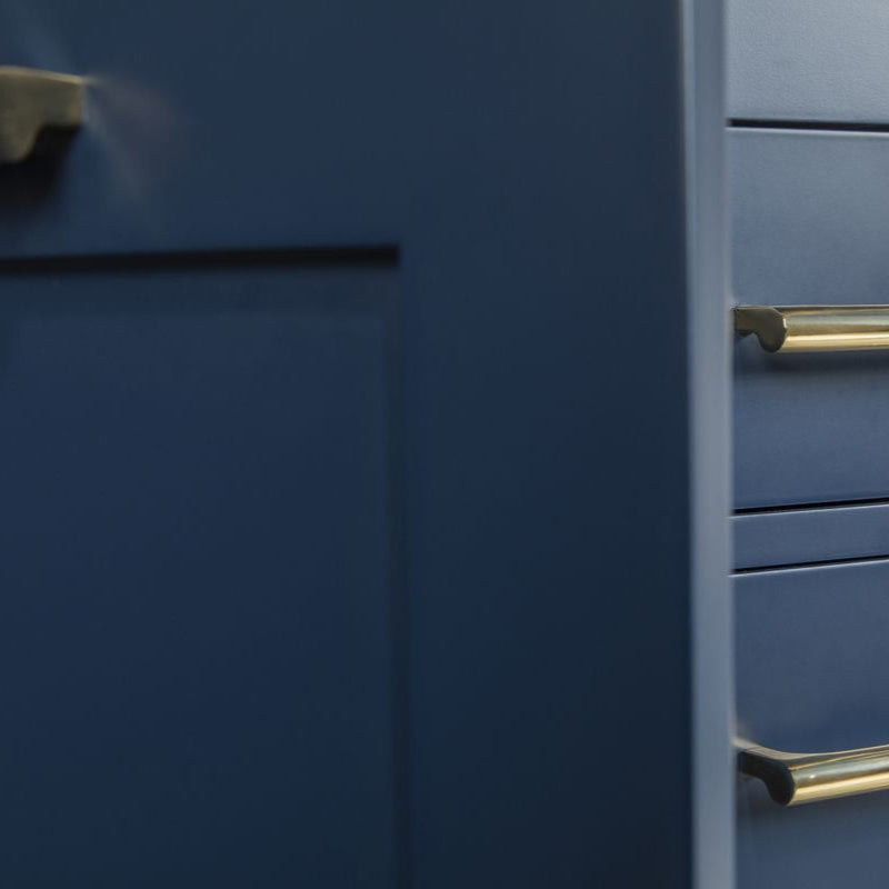Ashley 42" Blue Bathroom Cabinet