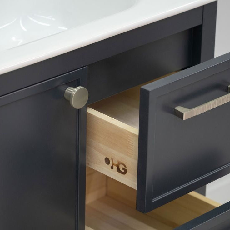 Frame Dark Gray 30" Bathroom Cabinet