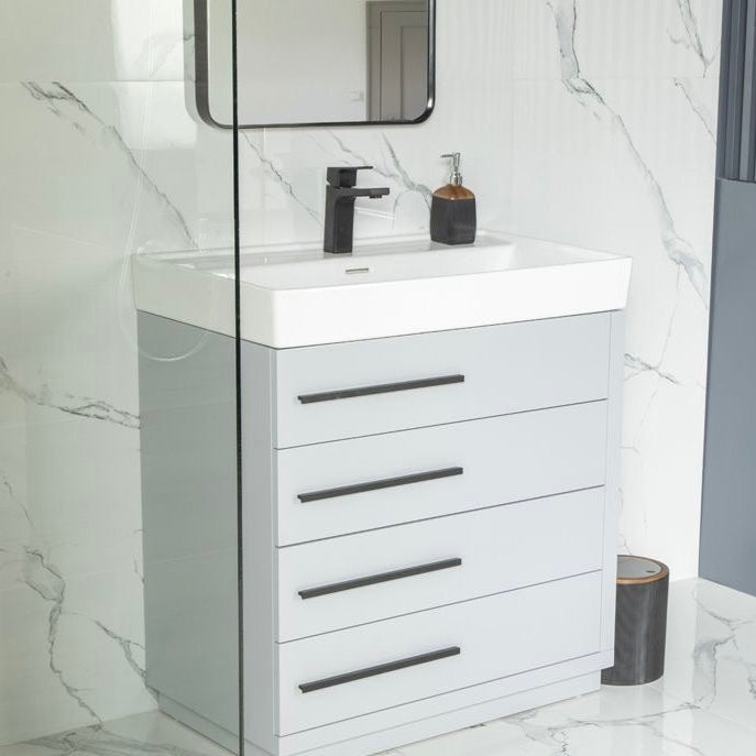 Adora 32" Light Gray Bathroom Cabinet