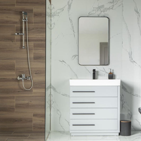 Adora 32" Light Gray Bathroom Cabinet