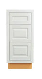 Maplevilles Cabinetry Inset 15" Wide x 35" Tall Base Cabinet with Triple Drawers