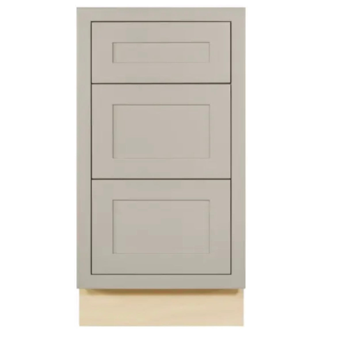 Maplevilles Cabinetry Inset 18" Wide x 35" Tall Base Cabinet with Triple Drawers