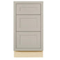 Maplevilles Cabinetry Inset 18" Wide x 35" Tall Base Cabinet with Triple Drawers