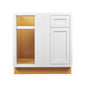 Maplevilles Cabinetry Inset 36" Wide x 35" Tall Double Door Base Cabinet with Single Drawer