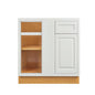Maplevilles Cabinetry Inset 36" Wide x 35" Tall Double Door Base Cabinet with Single Drawer
