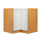 Maplevilles Cabinetry Inset 36" Wide x 35" Tall Single Door Corner Base Cabinet