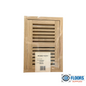 Wood Vent Flush Mount White Oak No Damper Unfinished