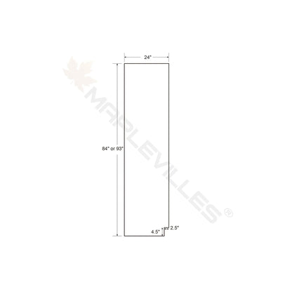 Maplevilles Cabinetry Inset 18" Wide x 84" Tall Double Door Tall or Pantry Cabinet