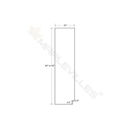 Maplevilles Cabinetry Inset 24" Wide x 93" Tall 4 Door Tall or Pantry Cabinet