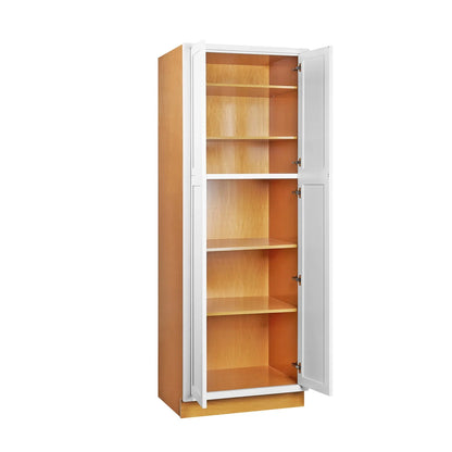 Maplevilles Cabinetry Inset 30" Wide x 84" Tall 4 Door Tall or Pantry Cabinet