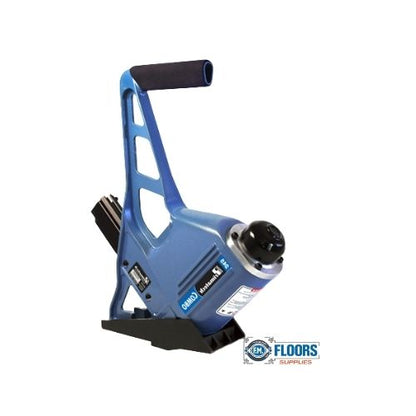 Primatech P245 FC - 16 Gauge Nailer/15.5 Gauge Stapler Combo Uses 16 Gauge 2", 1-3/4" and 1-1/2" L Cleats as well as 2", 1-3/4" and 1-1/2" 15.5 Gauge staples. FM FLOORS SUPPLIES