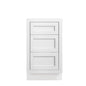 Maplevilles Cabinetry 18" Shaker Inset Drawer Base Vanity Cabinet