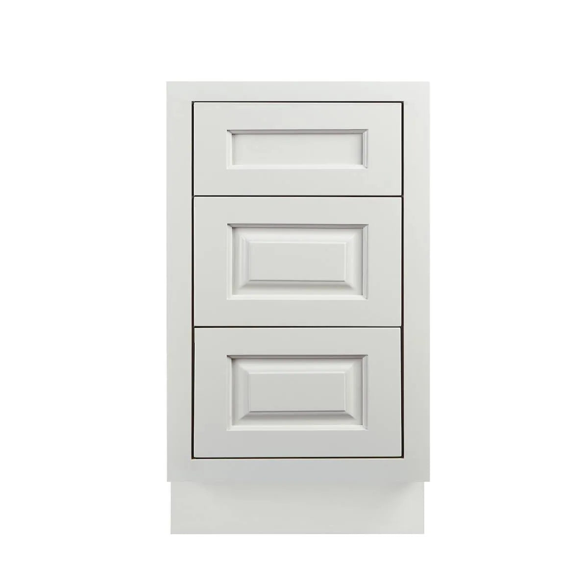 Maplevilles Cabinetry 18" Shaker Inset Drawer Base Vanity Cabinet