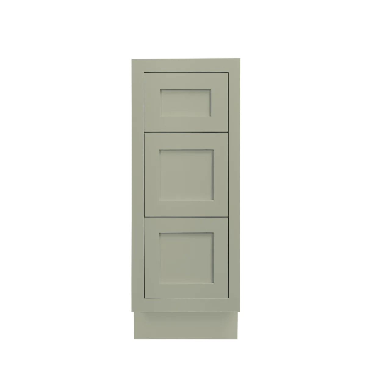 Maplevilles Cabinetry 12" Shaker Inset Drawer Base Vanity Cabinet
