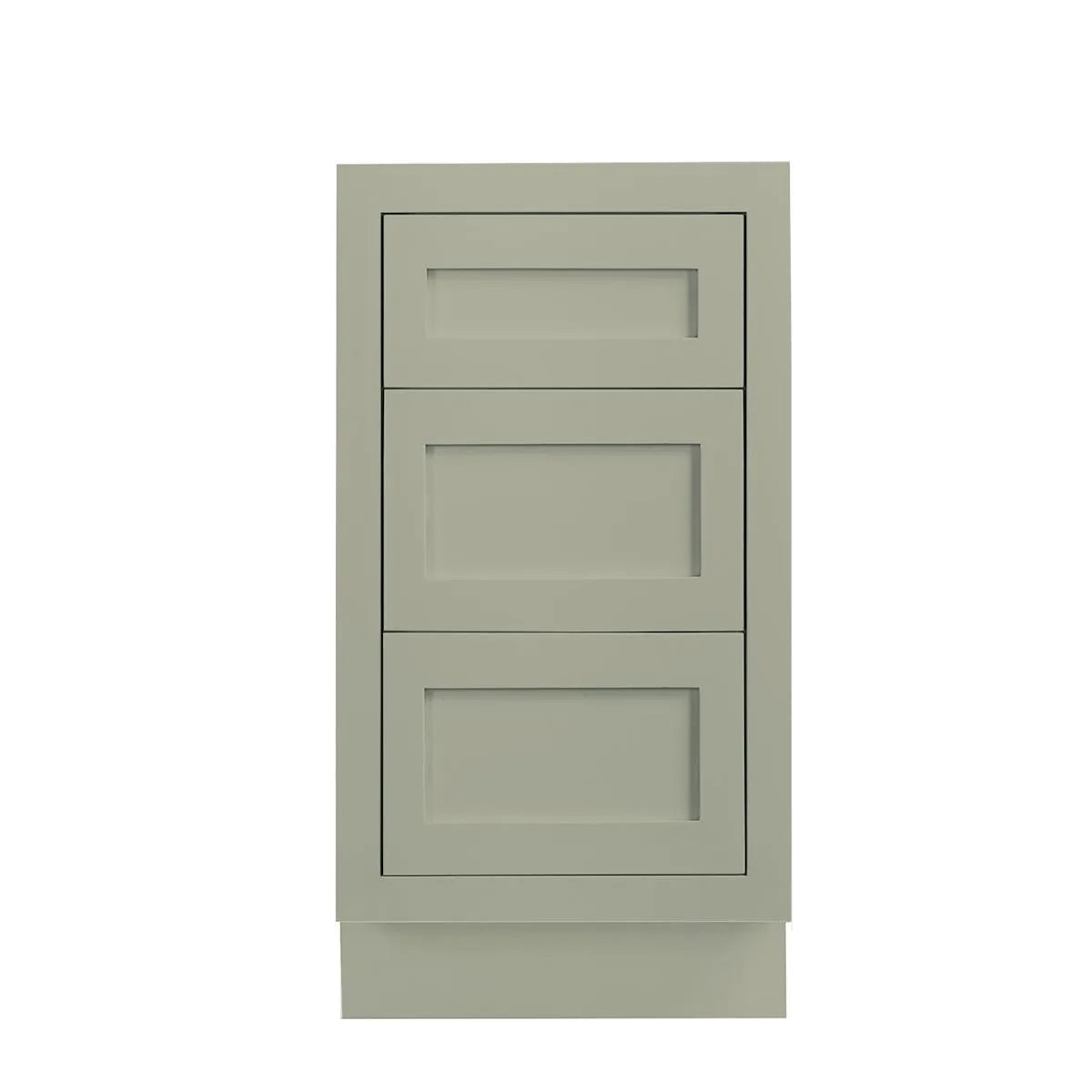 Maplevilles Cabinetry 18" Shaker Inset Drawer Base Vanity Cabinet